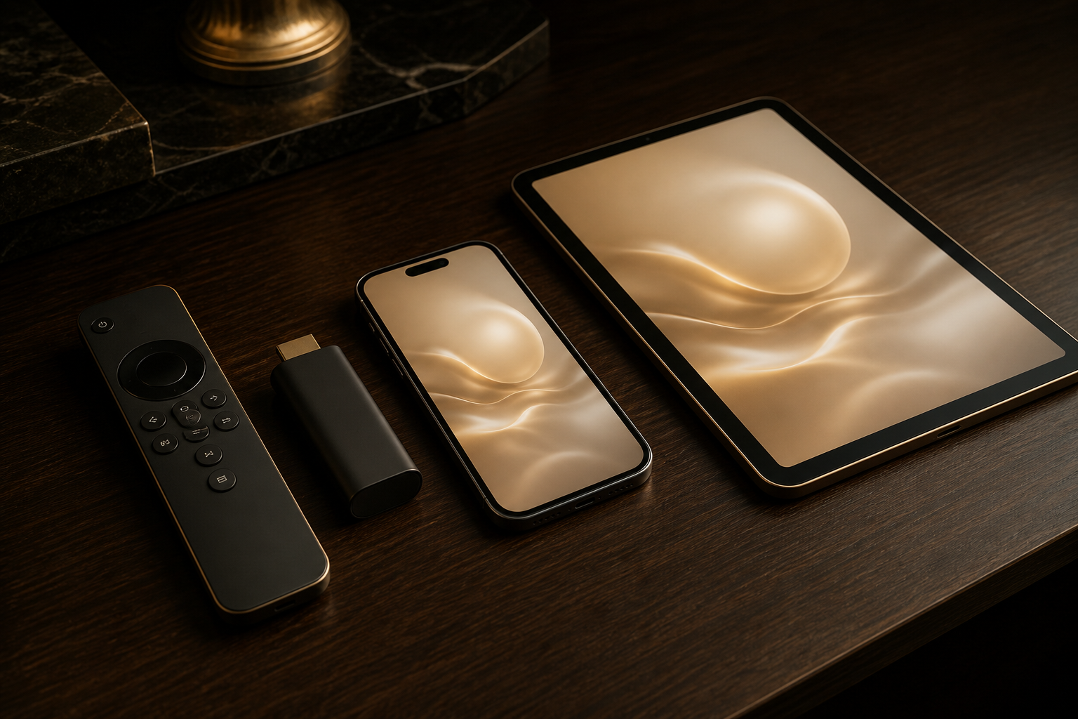 Pearl IPTV on TV, stick, phone, and tablet
